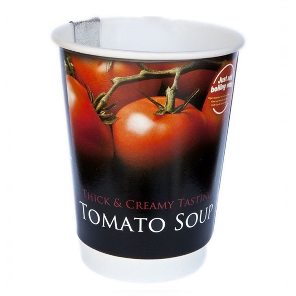 Thick & Creamy Tomato Soup 12oz in cup drink (15x10)