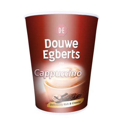 Douwe Egberts Cappuccino 12oz in cup drink (15x10)